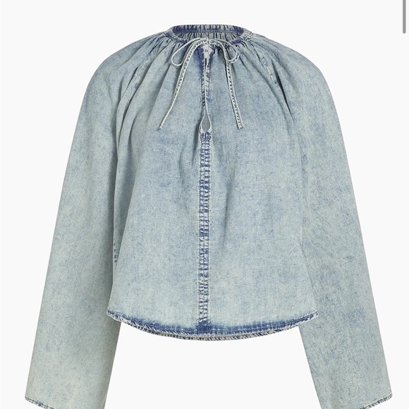 Frame Denim Blue Women's Top. NWT. Medium. - Picture 8 of 11